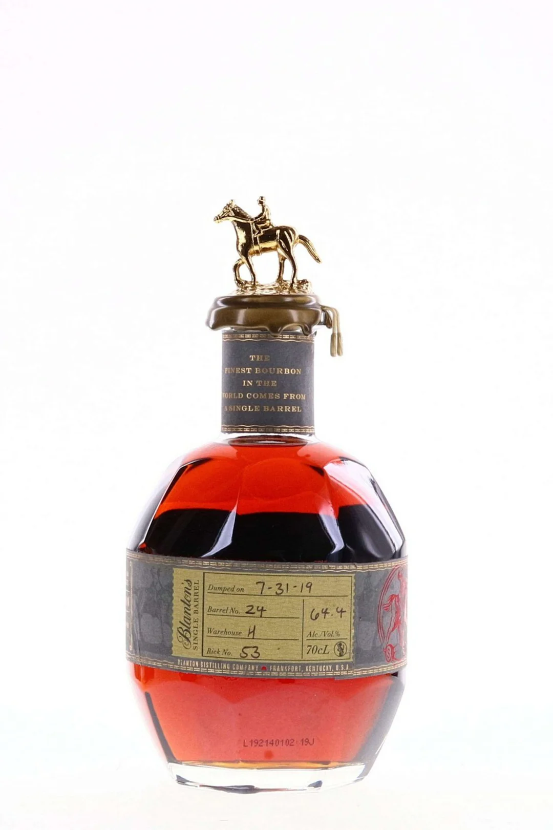 Blantons Bourbon 2019 LMDW Limited Edition Single Barrel 64.4% - Image 2