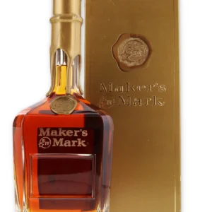 Makers Mark VIP Gold Decanter Bottle / Gold Wax & Box 750ml