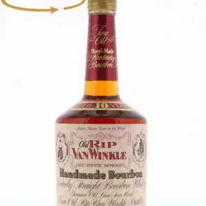 Old Rip Van Winkle Pappy 10 Year Old Bourbon Lawrenceburg Squat Bottle 90 Proof 1998 / Stitzel Weller