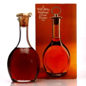 Wild Turkey Wedgwood Crystal Decanter Kentucky Straight Bourbon 1 Liter